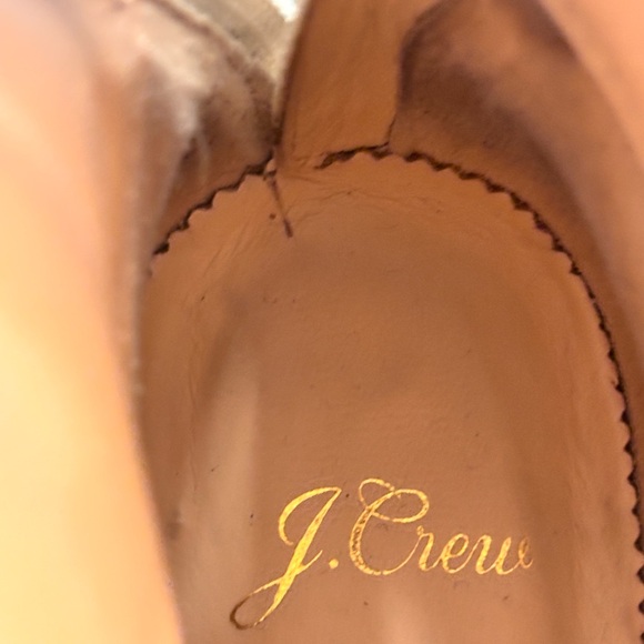 J. Crew Sadie Snake Embossed Leather Booties / Sz 6.5 - Picture 7 of 9